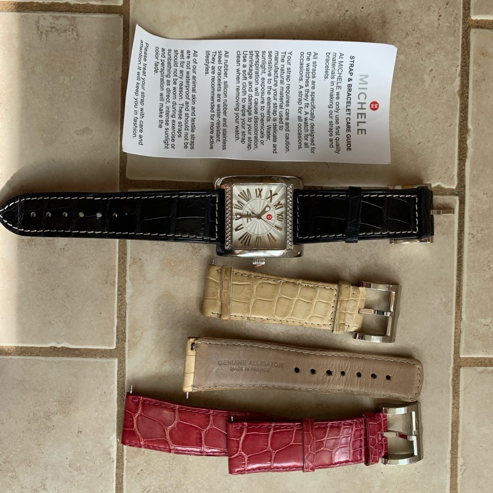 Michele watch with bands